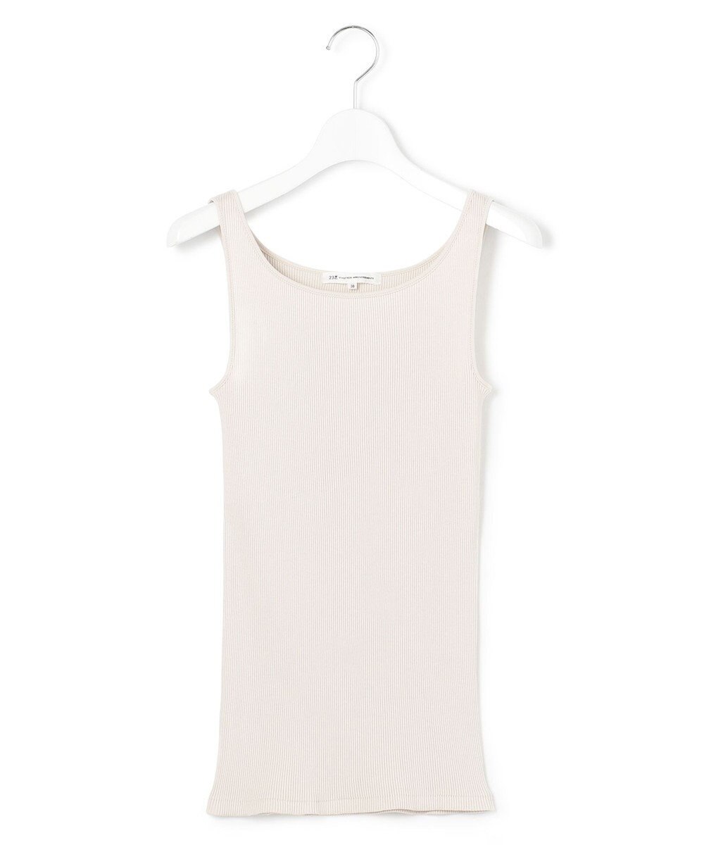 23区 オーガニック リブ タンクトップ 