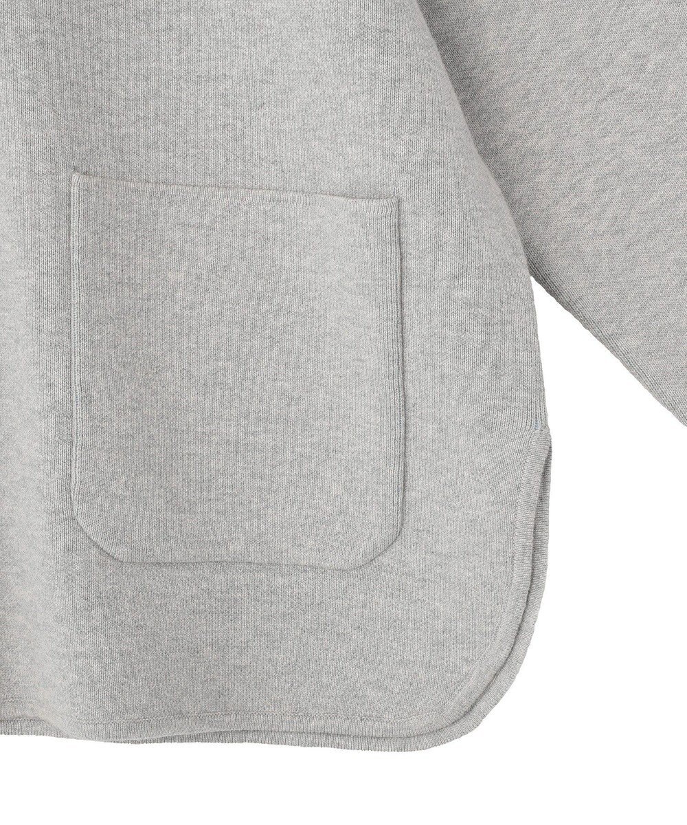 AMERICAN HOLIC Wフェイスラウンドヘム ラグランニットカーディガン 