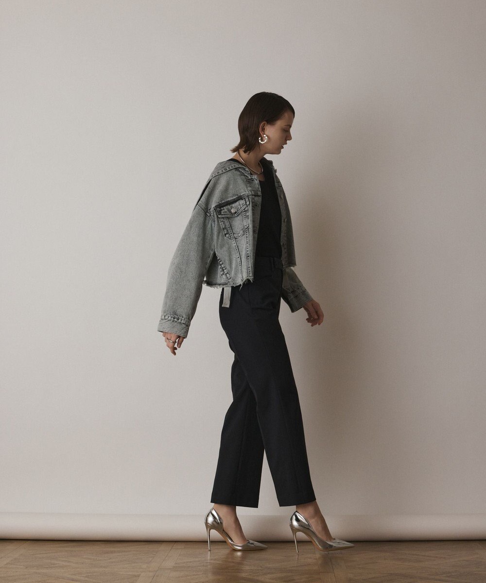 GRACE CONTINENTAL ストレッチフレアパンツ 