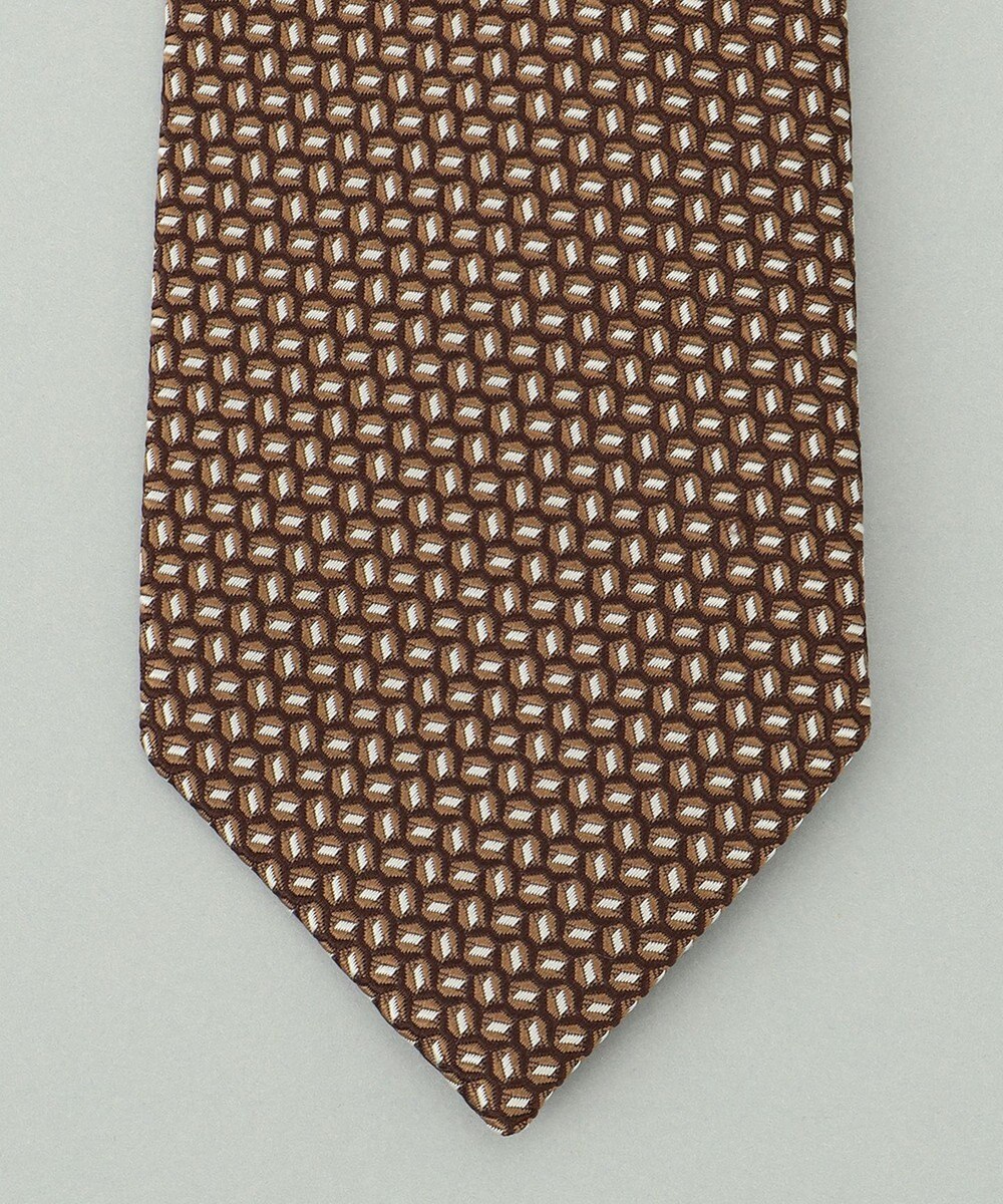 GOTAIRIKU 【日本製】西陣ネクタイ_ベージュ・ブラウン系 