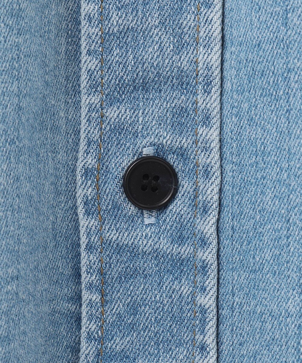 NAVE 【ReNAVE　洗える】ストレッチデニム シャツ 