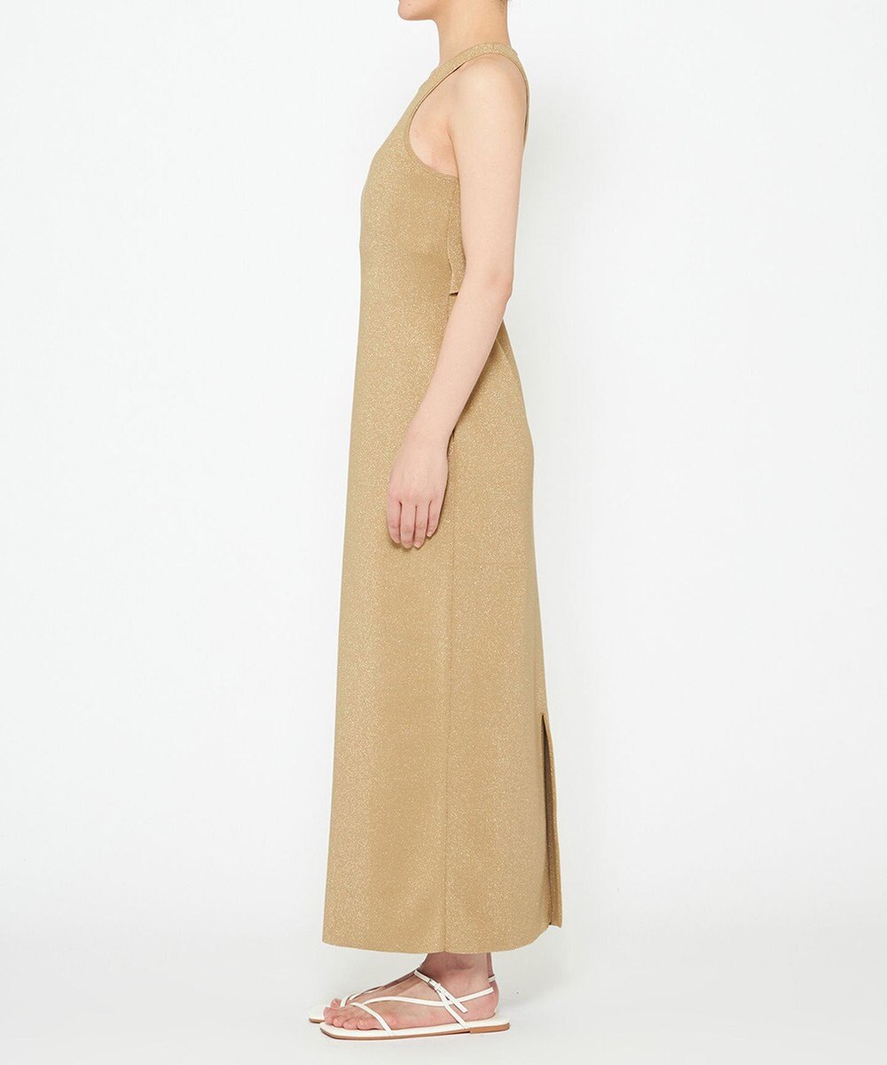 uncrave 【手洗い可】ドライタッチ ニット アメスリ バックオープン ワンピース（uncrave WHITE） 