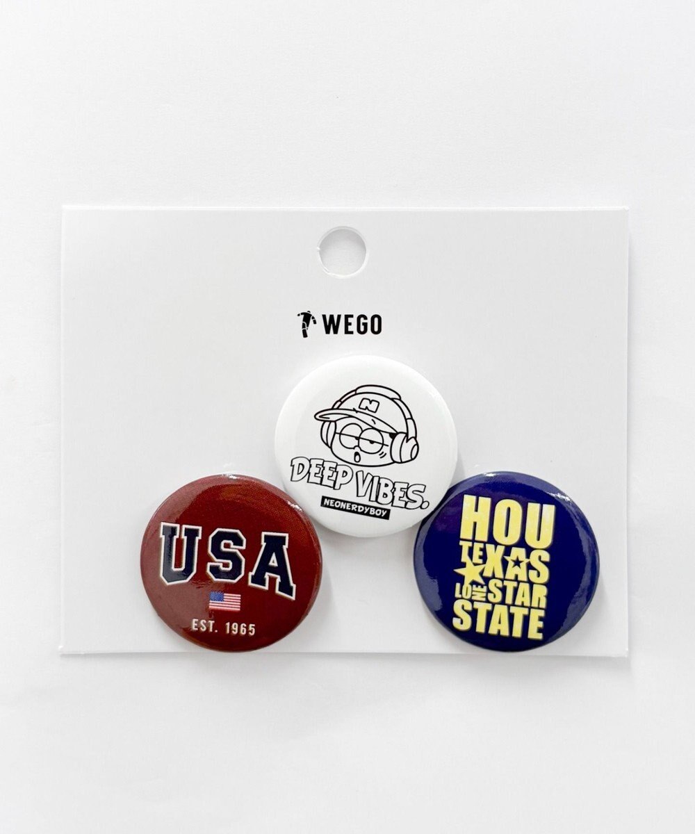 WEGO アソート缶バッジセットF 