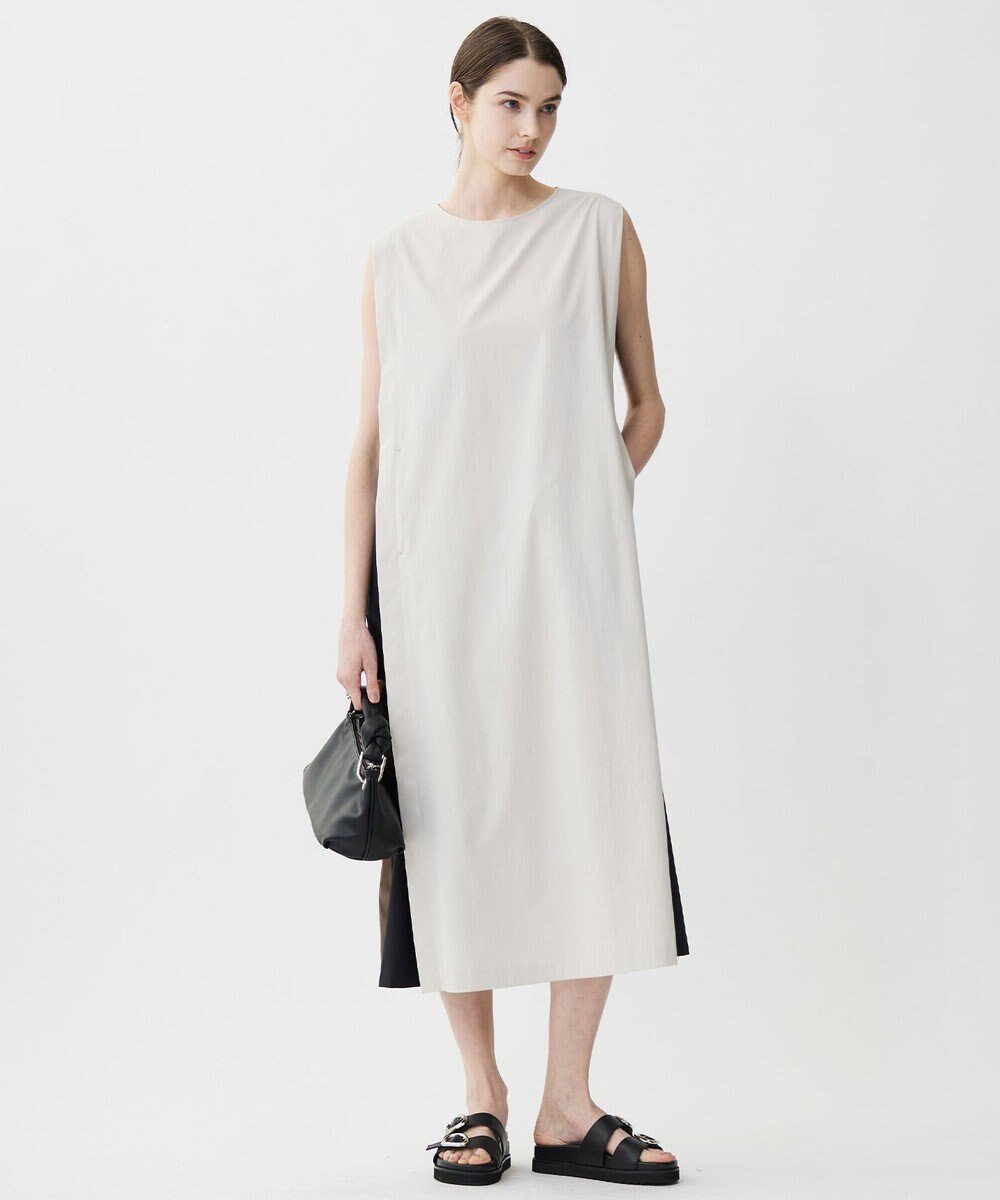 ICB 【接触冷感・UVカット・洗える】RENUソフトタイプライター バイカラーワンピース 