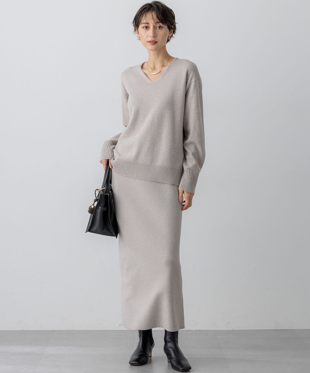 23区 【見上愛さんコラボカラー/VERY掲載】カシミヤブレンド Vネック ニット 