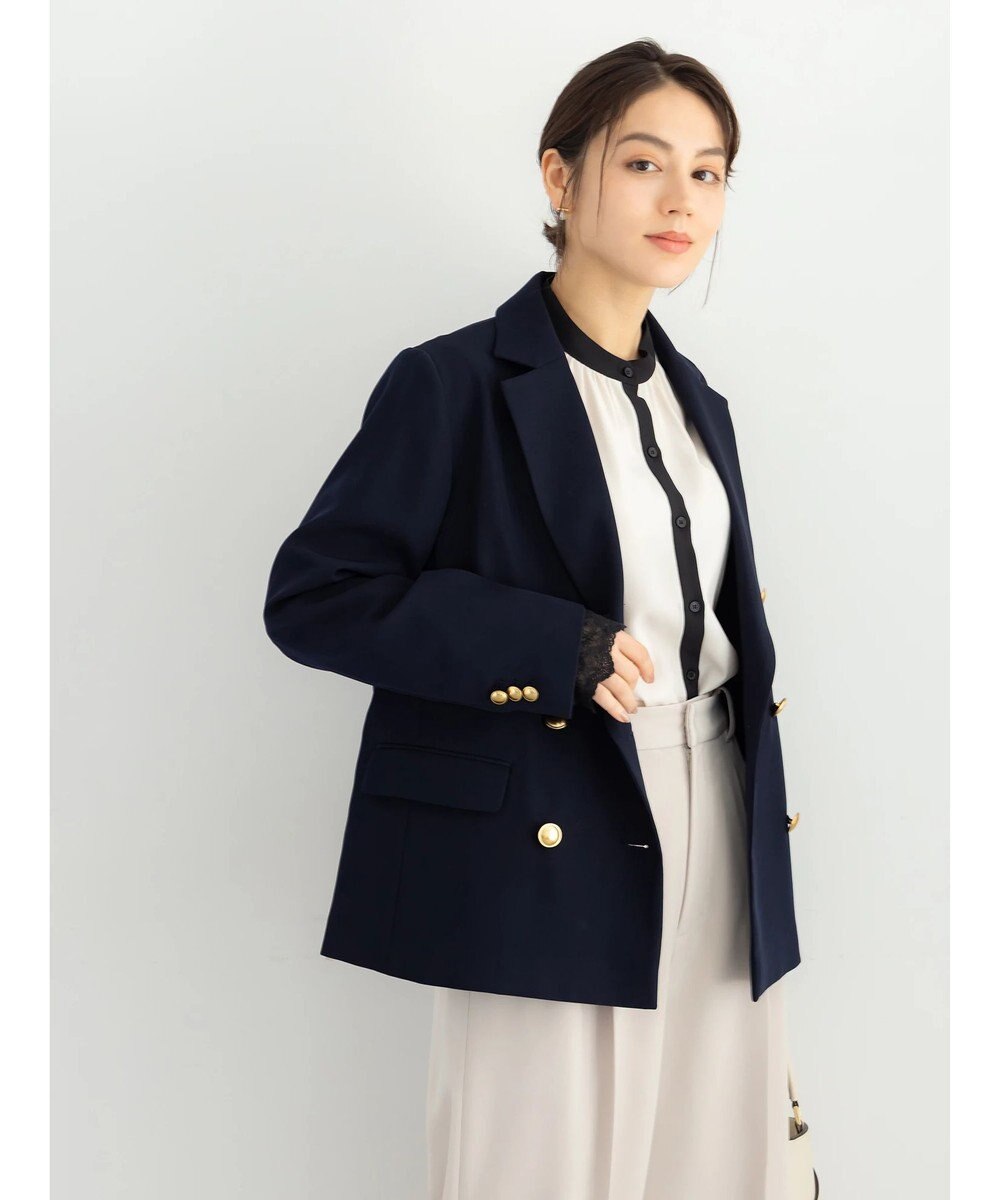 Te chichi 【セレモニーアイテム】テーラードWブレストジャケット（セットアップ可） 