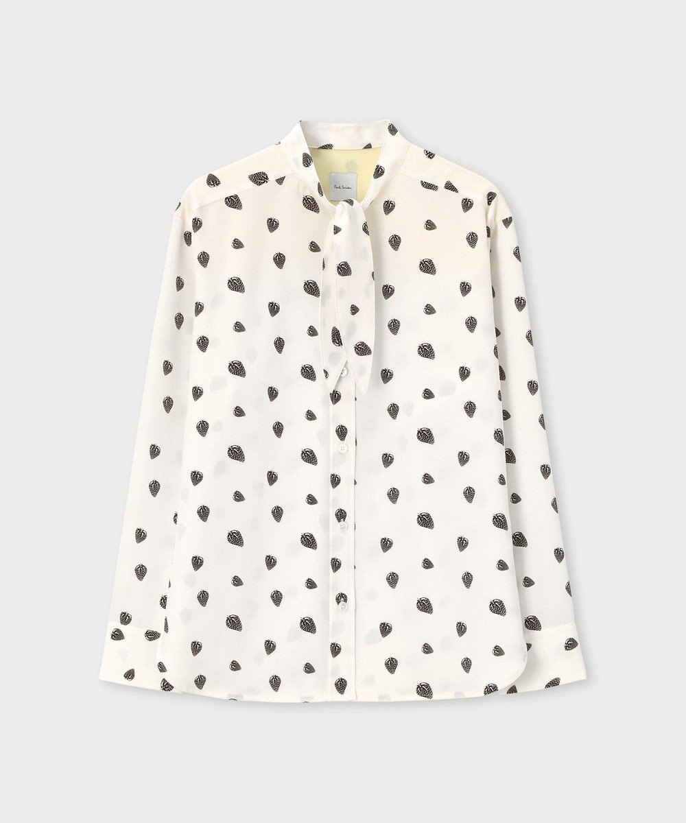 Paul Smith Graphic Strawberry ボウタイ ブラウス 