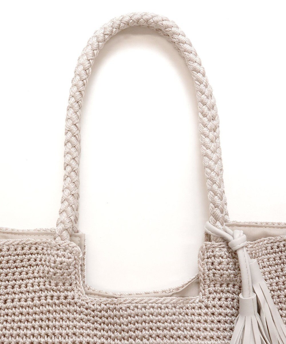 Tiaclasse クロシェ編みトートバッグ 