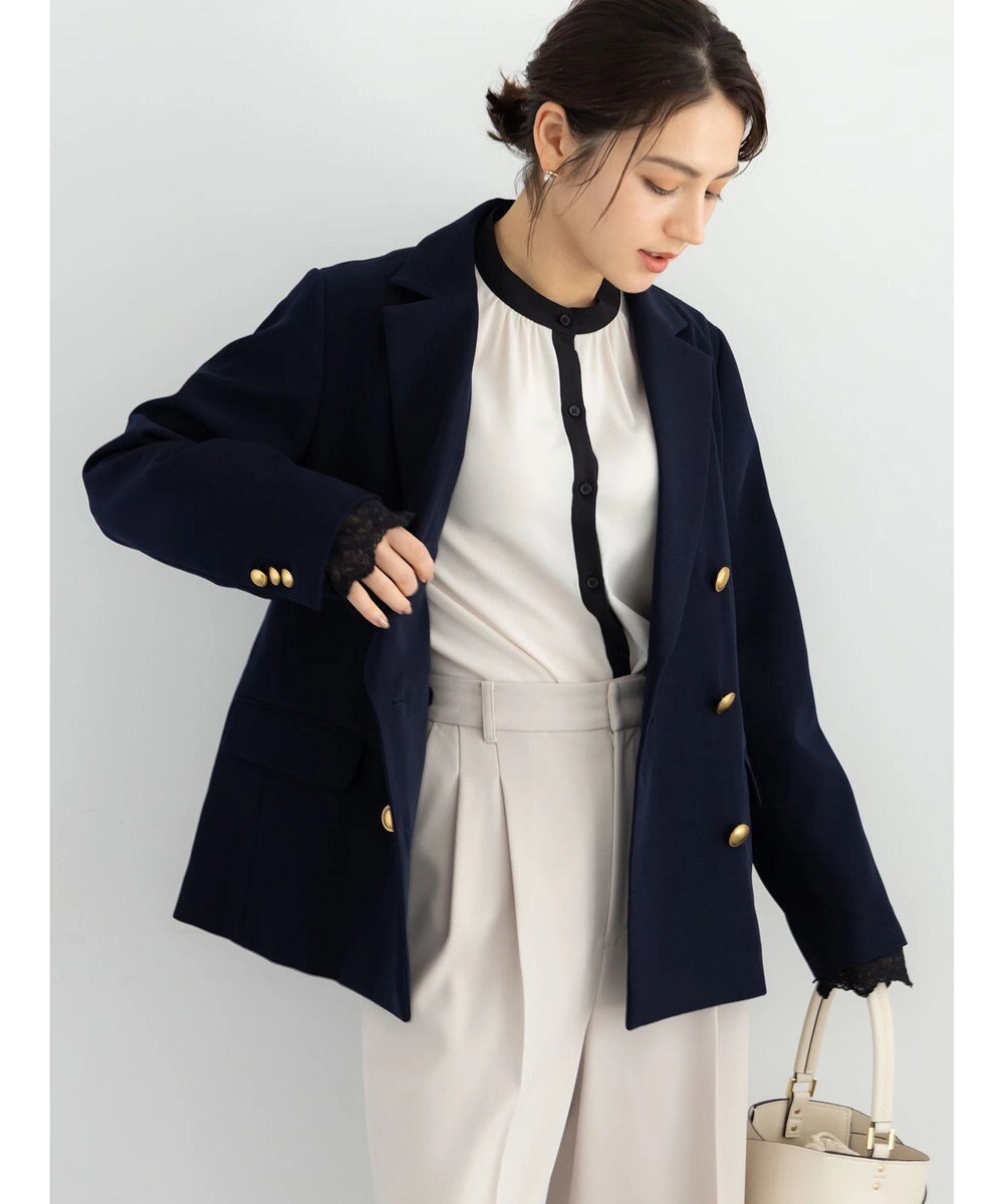 Te chichi 【セレモニーアイテム】テーラードWブレストジャケット（セットアップ可） 
