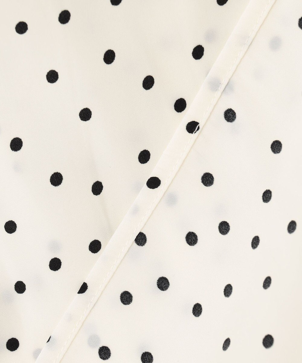 ANY 【洗濯機可・UVケア・接触冷感】フリルネックブラウス 