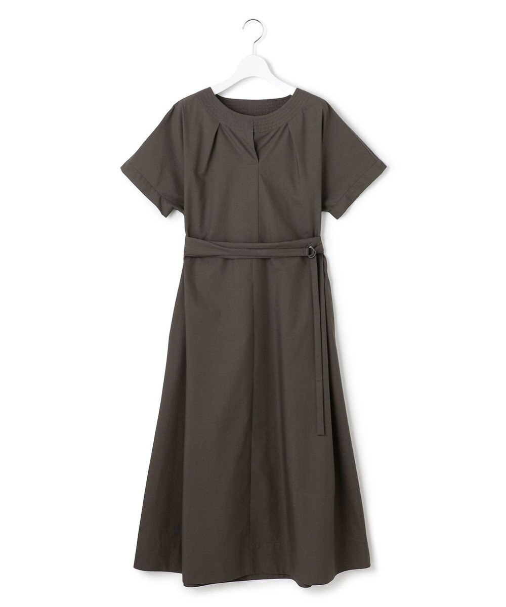 23区 L 【一部店舗限定/UVカット/洗える】タイプライター サック風 ワンピース 