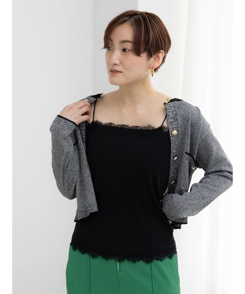 Te chichi 【接触冷感】レーストリムテレコキャミソール 