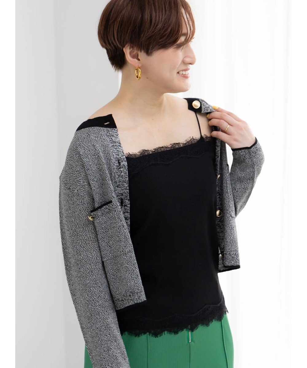 Te chichi 【接触冷感】レーストリムテレコキャミソール 