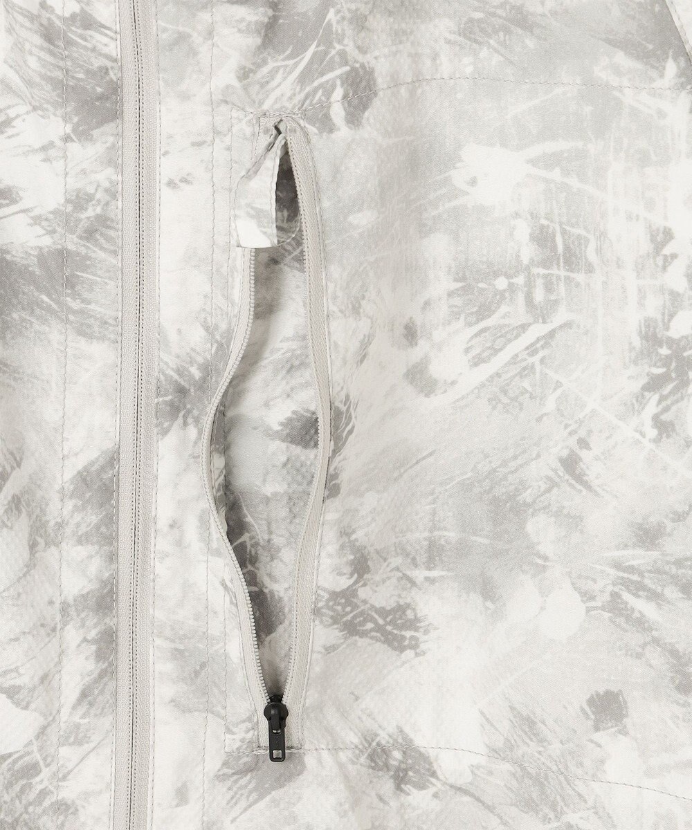 JOSEPH ABBOUD MOUNTAIN 【ストレッチ/軽量/ECO撥水/ポケッタブル】エンボスストレッチ パーカー 