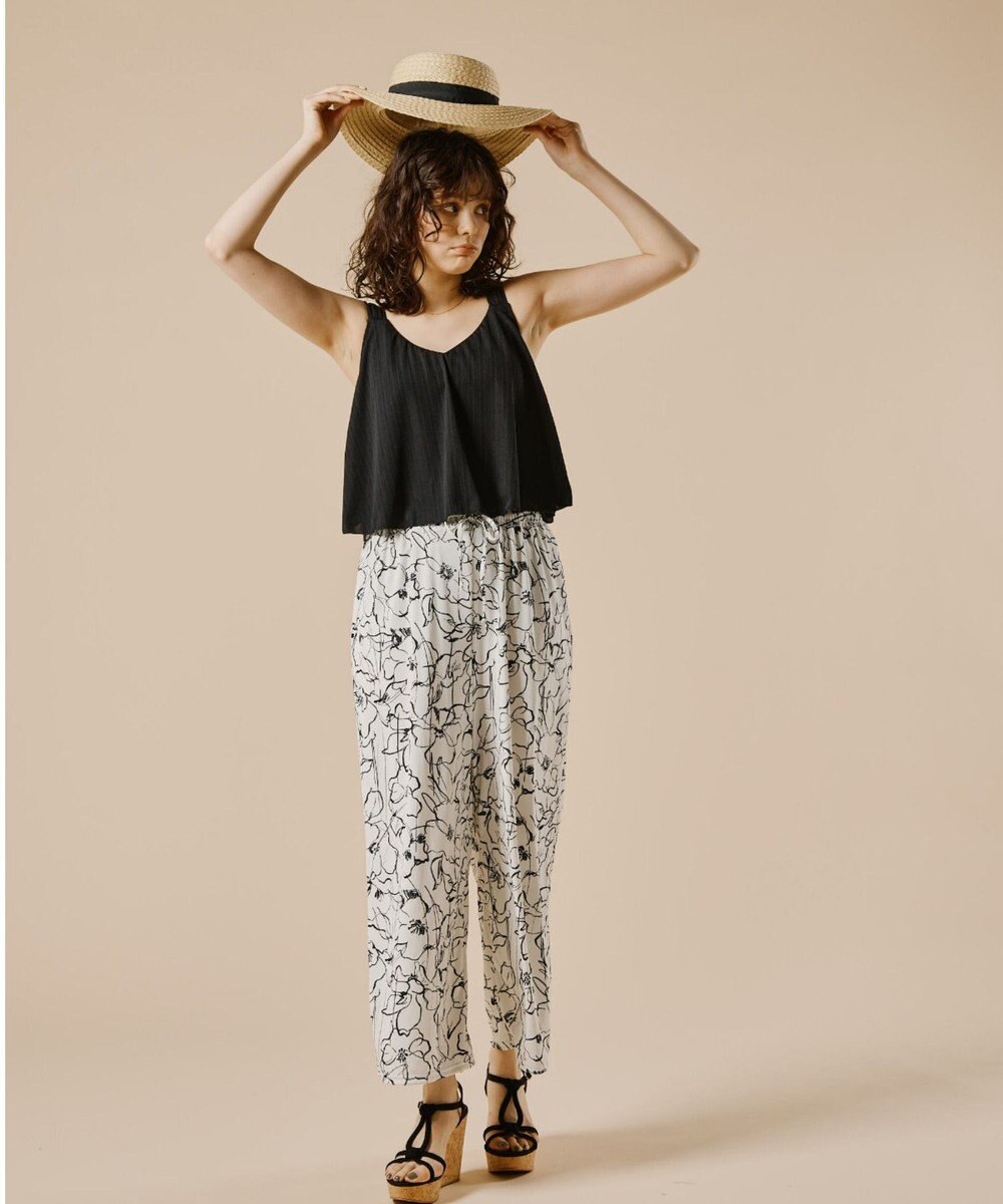 San-ai Resort（三愛水着楽園） ロングパンツセット　9M・11L　【Coral veil（コーラルヴェール）】 