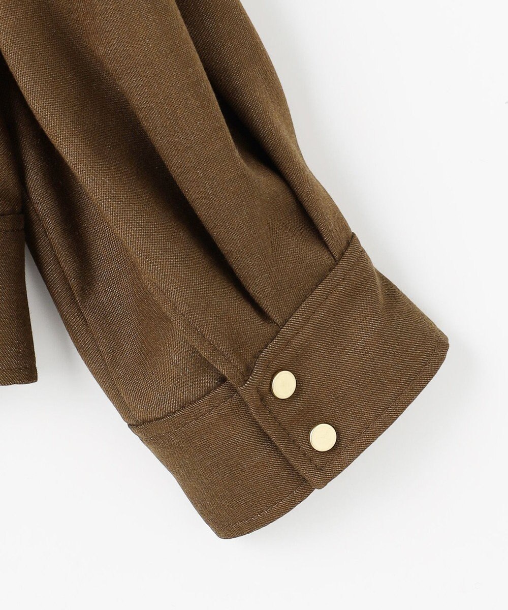 自由区 L 【17号サイズまで展開・SHIHOさん着用】デニムライクツイル ジャケット 