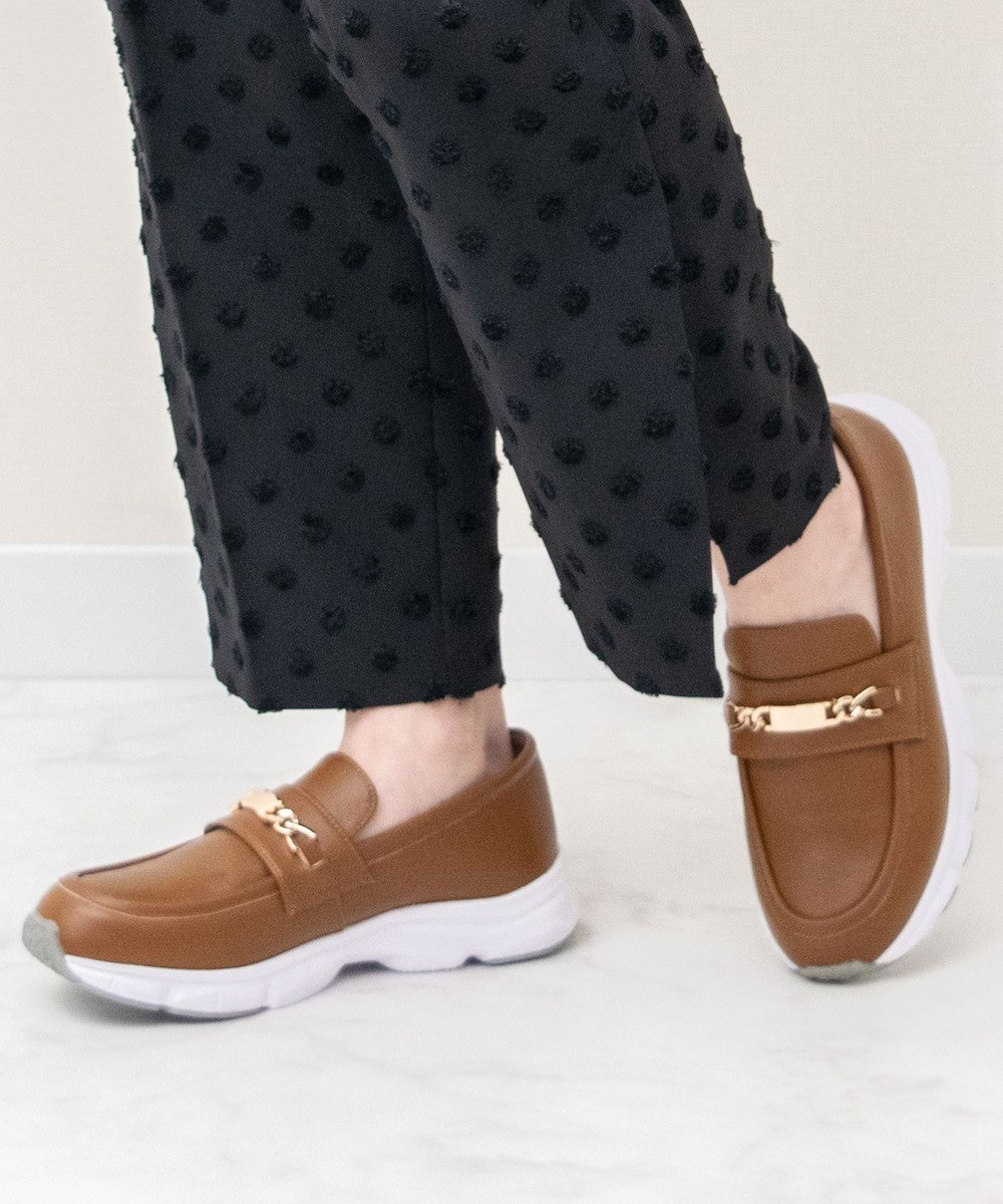 Bridget Birkin 【PARADIS COULEUR】メタルチェーンローファースニーカー 