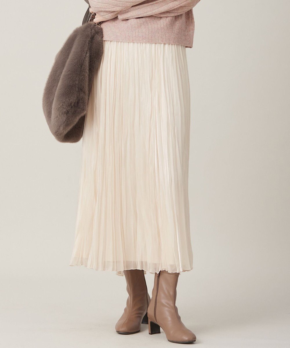 ANY SIS 【洗える】オーロラプリーツ スカート 