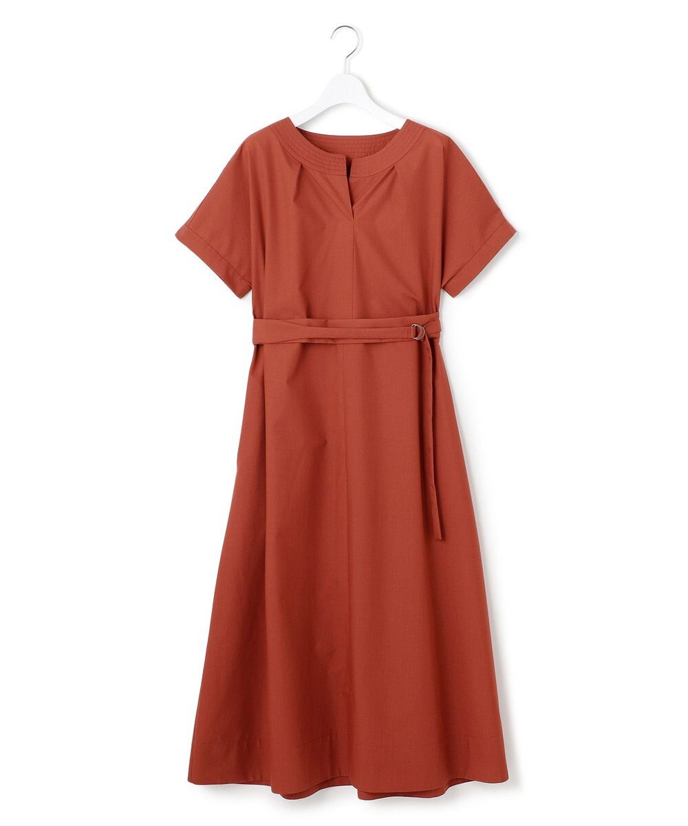 23区 L 【一部店舗限定/UVカット/洗える】タイプライター サック風 ワンピース 