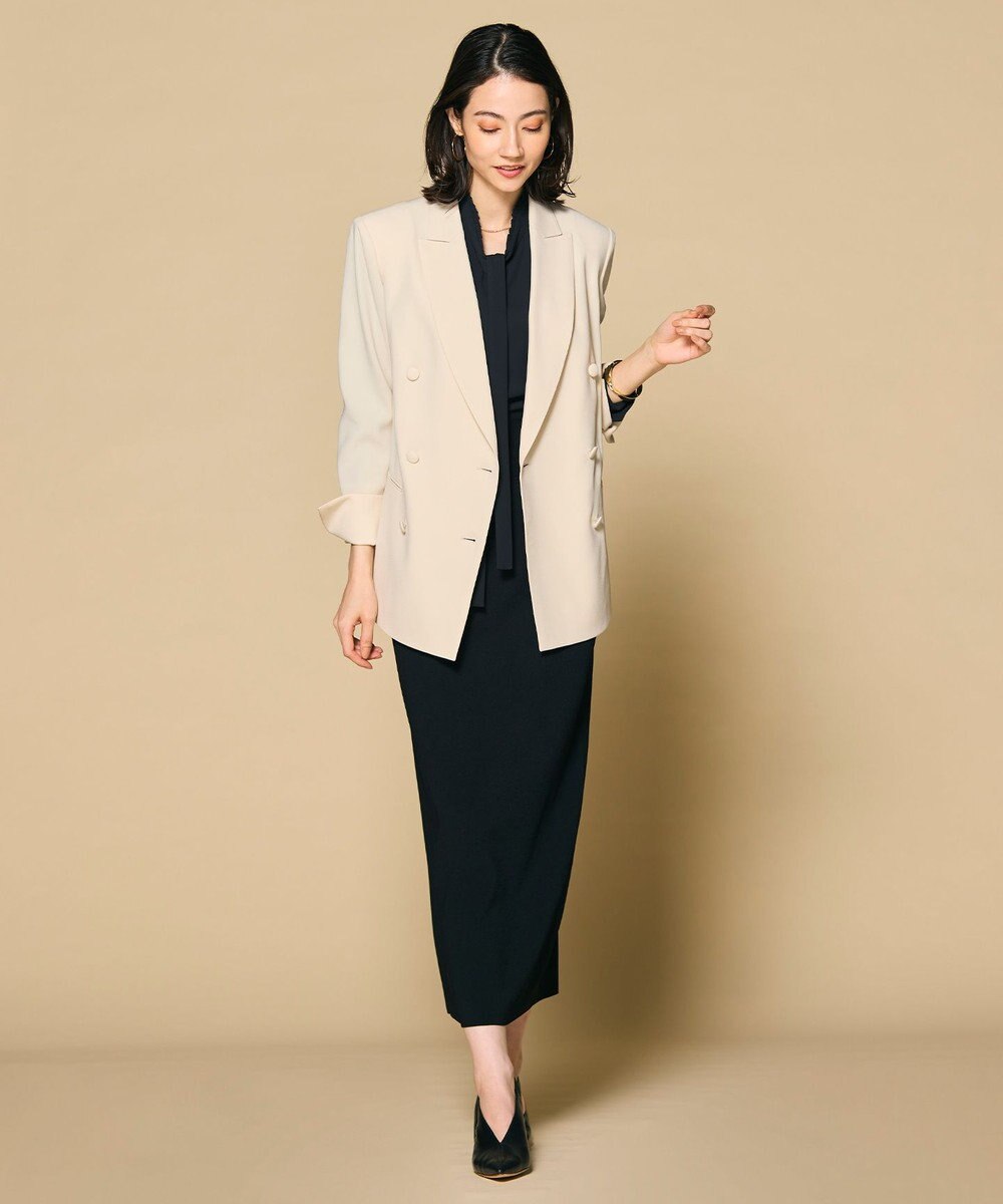 BEIGE， 【洗える】CINDY / ダブルブレストジャケット 