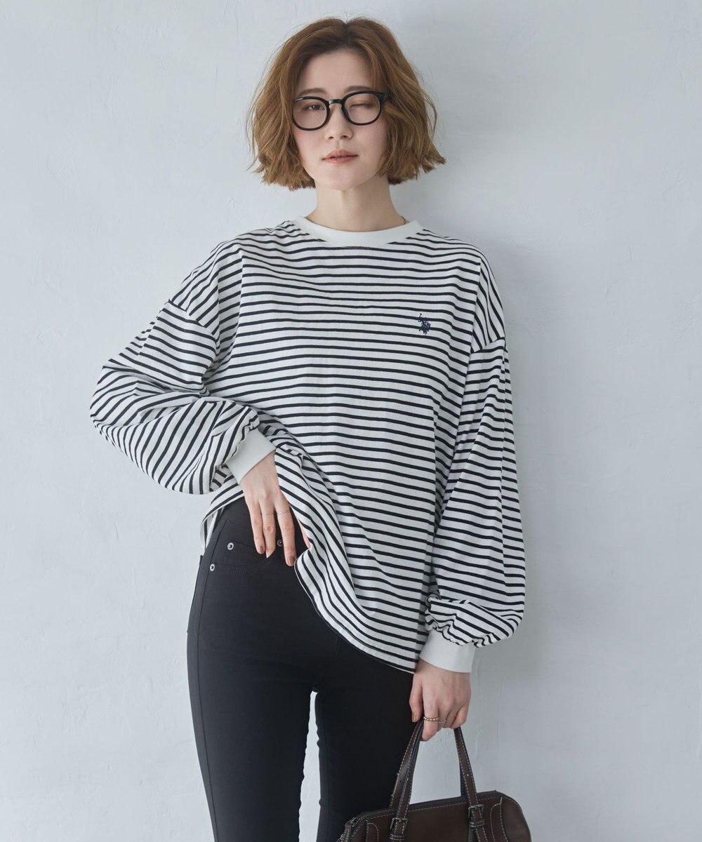 WEGO 【大好評により再入荷！】USPOLOだぼそでカラーロンT 