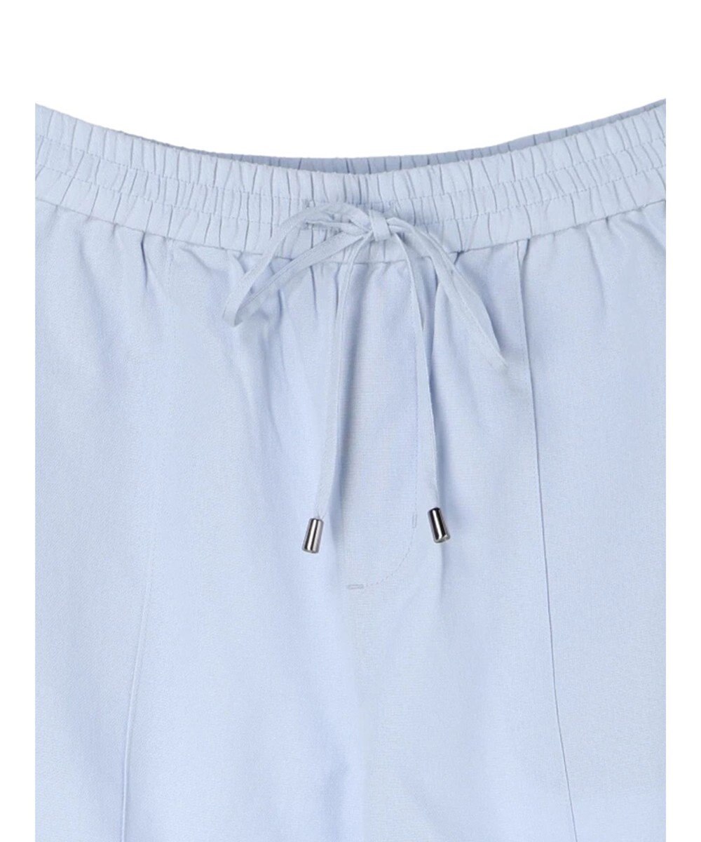 Green Parks 綿麻混イージーワイドパンツ 