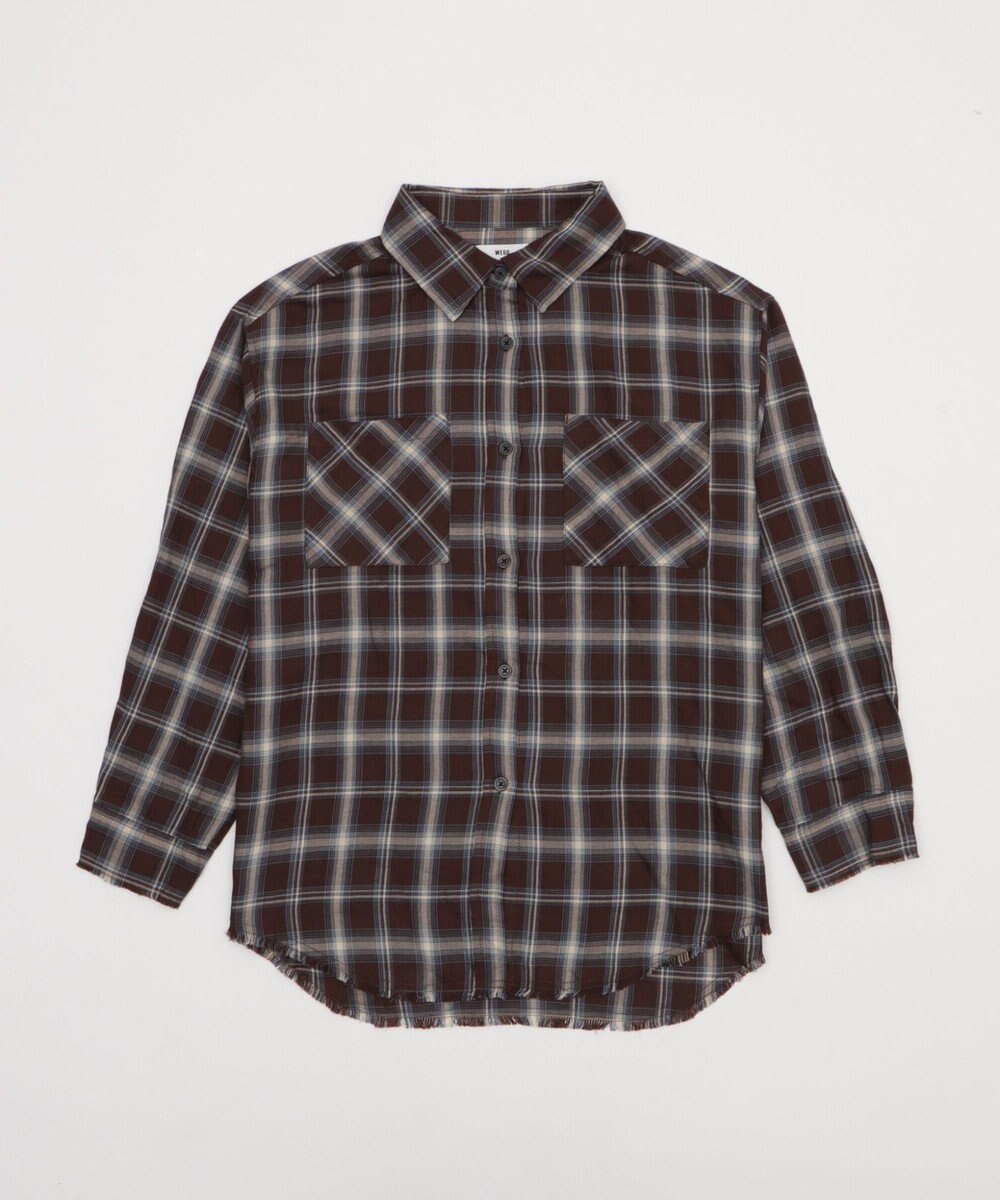 WEGO チェックBIGシャツ 