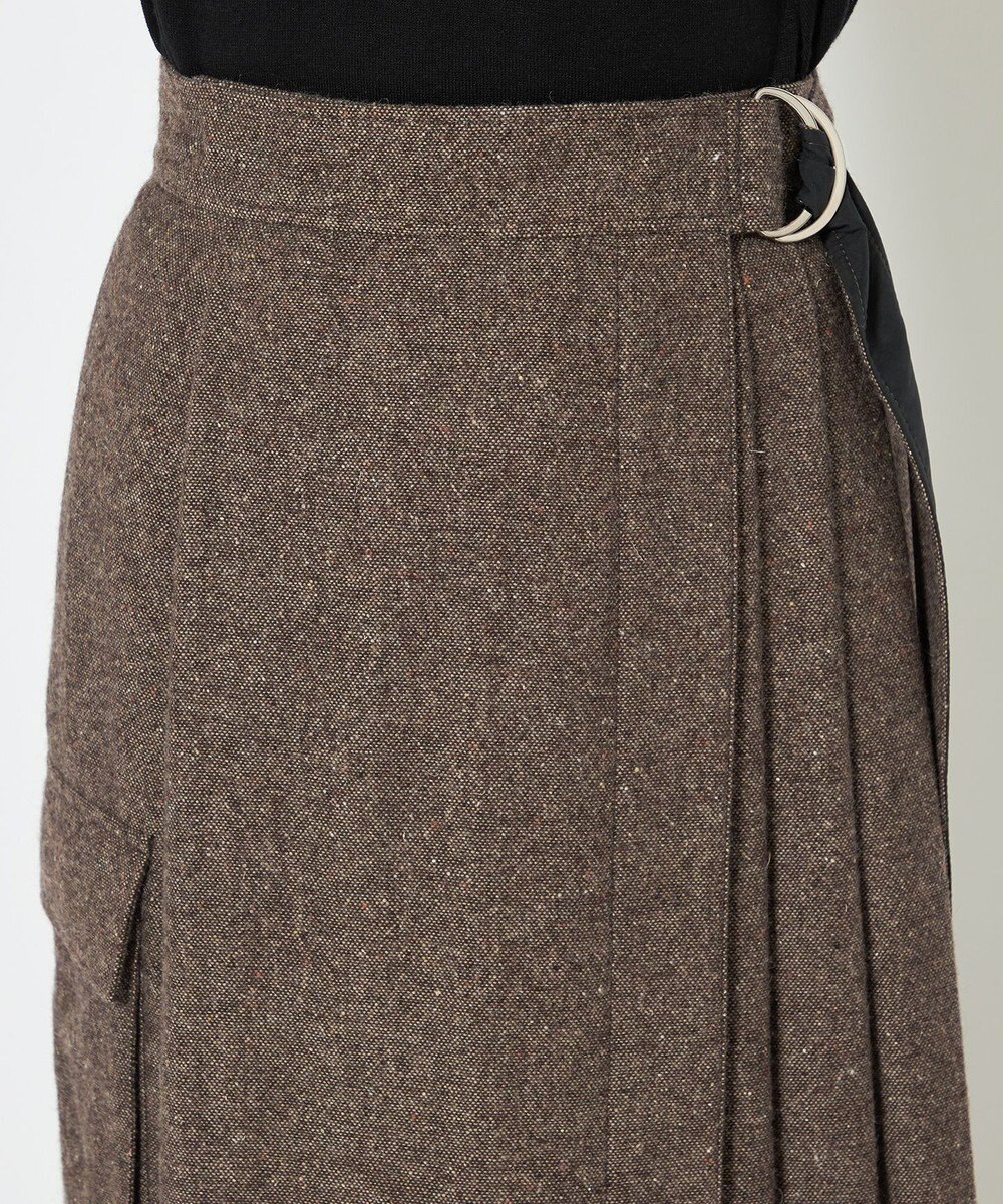 uncrave ネップツイード スカート（uncrave WHITE） 