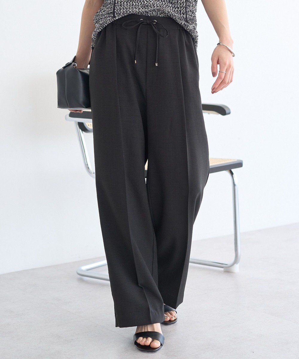 earth music&ecology 【セットアップ対応】リネンライクリラックスパンツ 