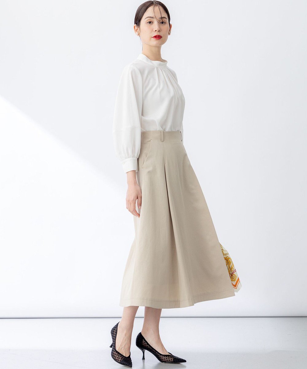 組曲 S リヨセルシャーティングハイネック ブラウス 