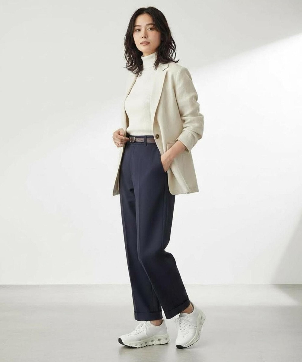 Pointer 日本製 本革 穴開きソールスニーカー 