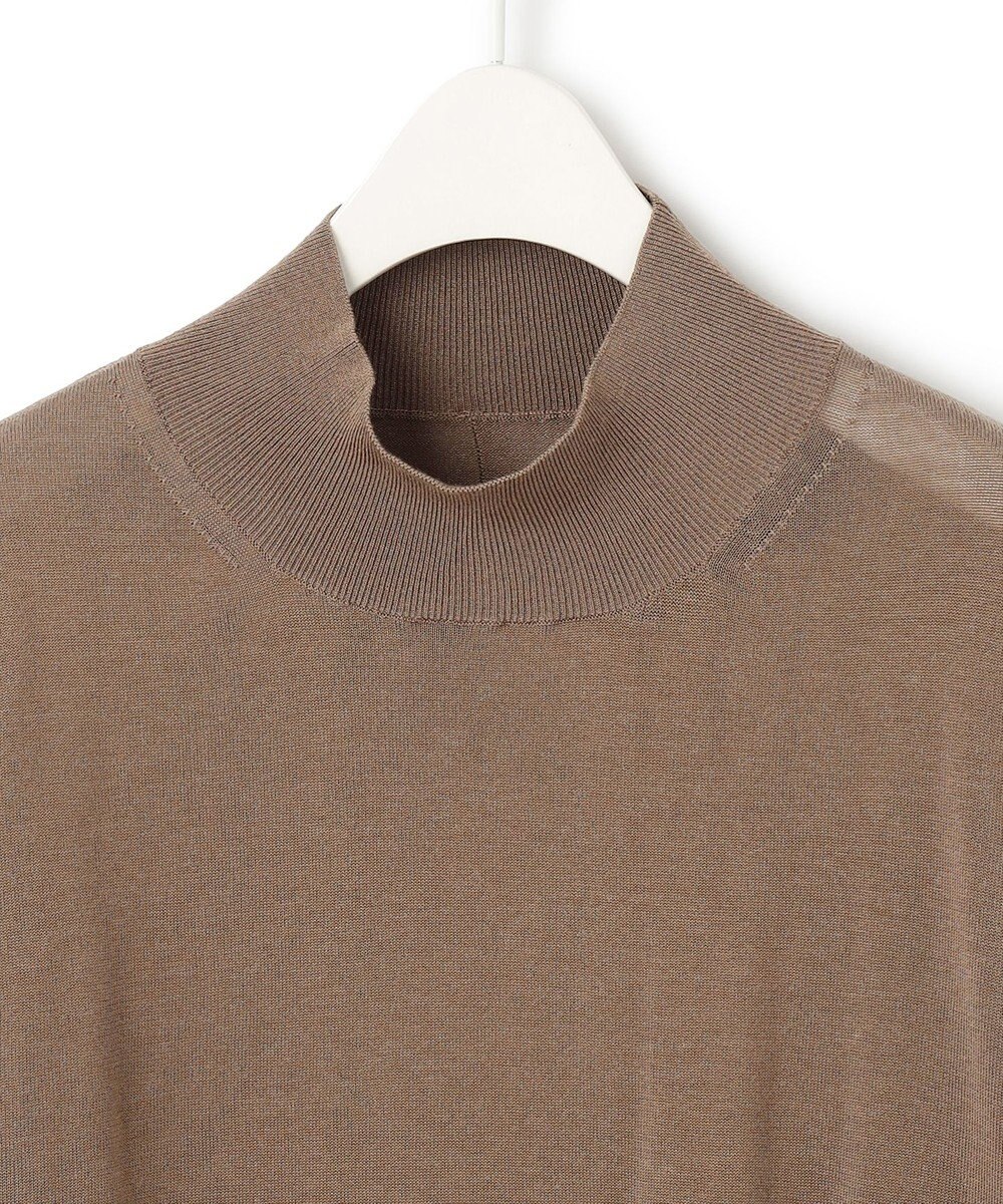 ICB 【洗える】 ウールアセテートハイゲージ ハイネックプルオーバー 