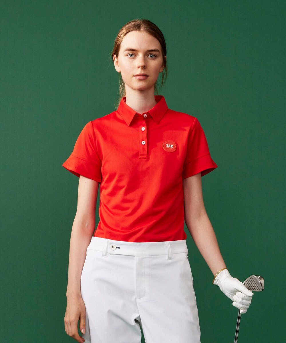 23区GOLF 盛夏対応のマルチ機能【接触冷感・UVケア・吸水速乾】【WOMEN】 カノコシャツ 