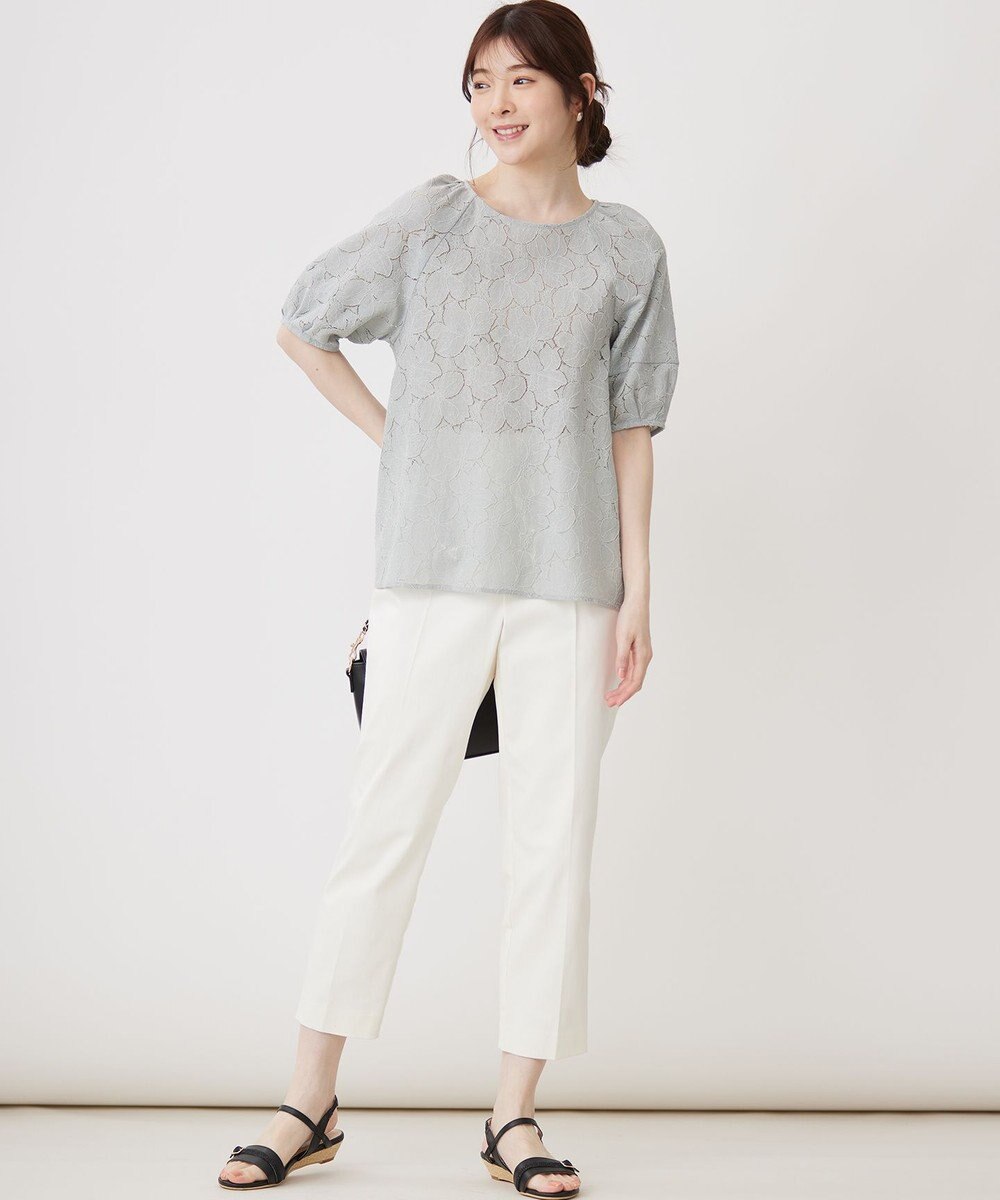 ANY SIS S 【洗える】ラグランレースＴ ブラウス 