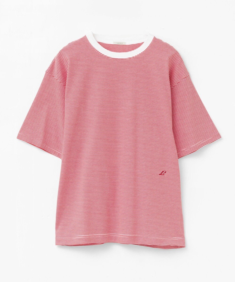 LENO THIN BORDER T-SHIRT / 細ボーダーTシャツ 《UNISEX》 