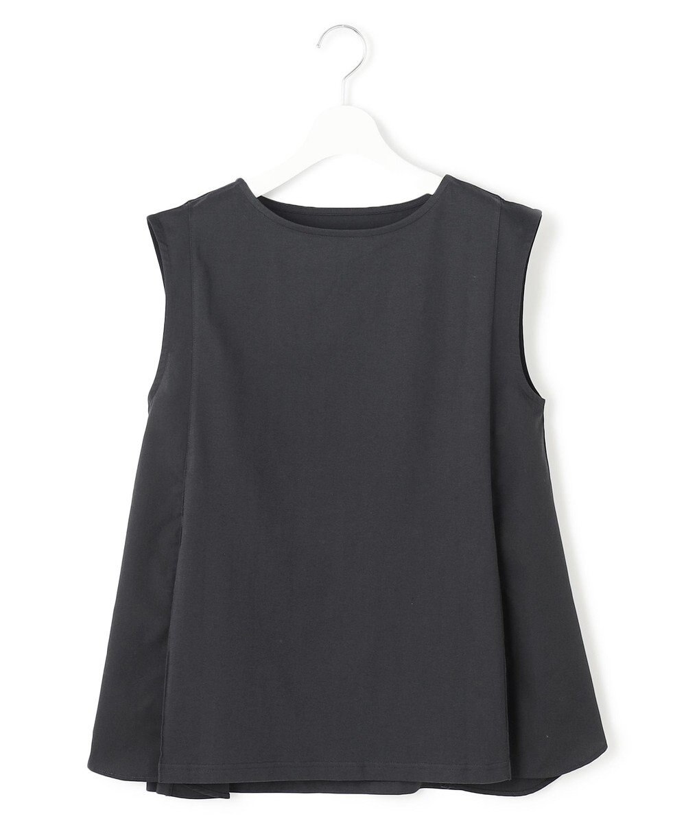 J.PRESS YORK STREET 【WOMEN】ファブリックポイント ノースリーブプルオーバー 