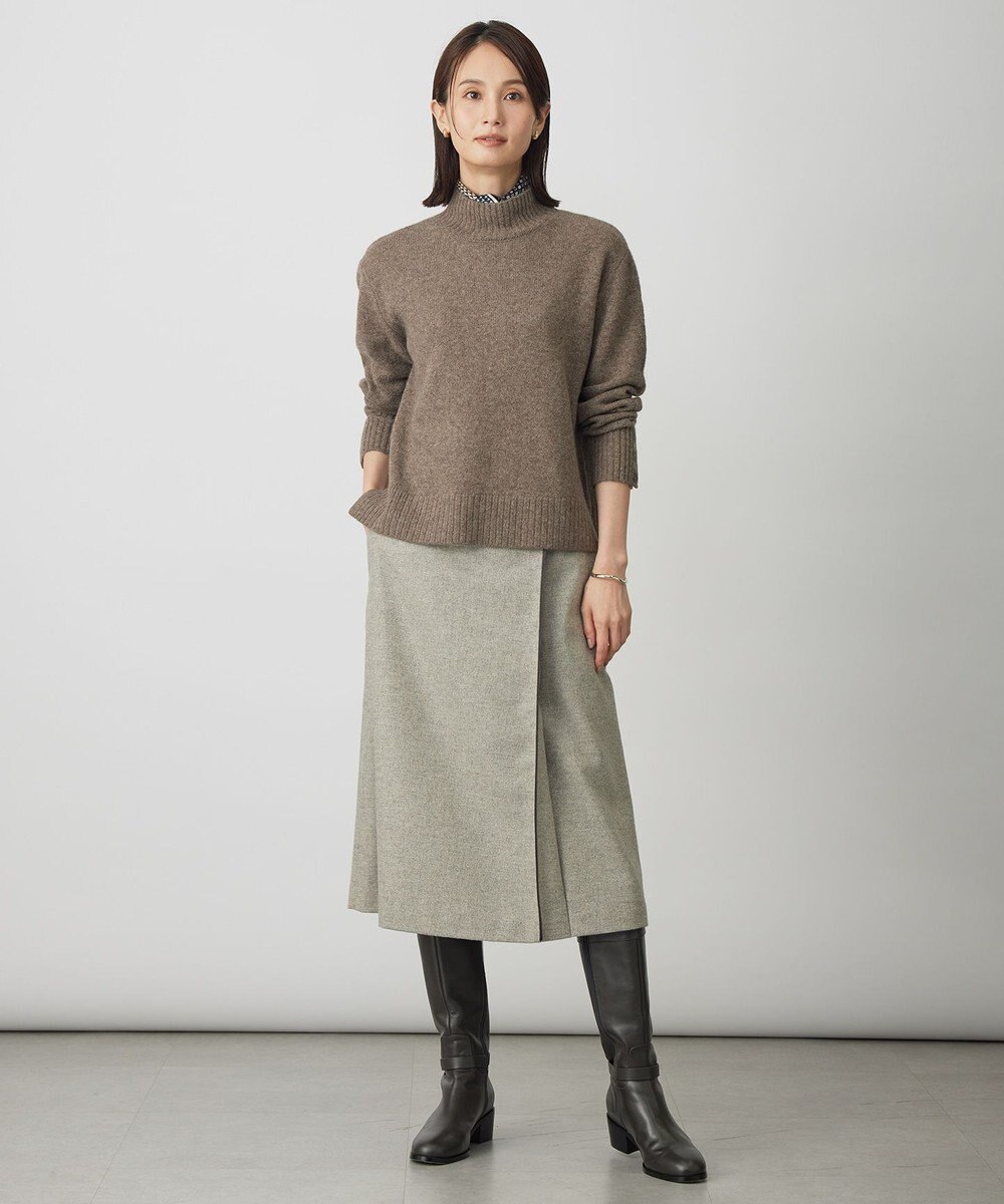 J.PRESS LADIES houndstooth スクエア スカーフ 