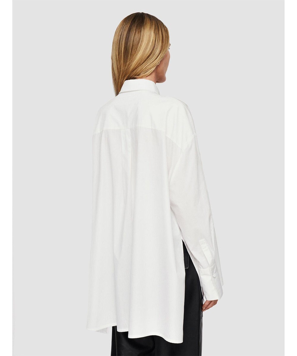 JOSEPH 【洗える】ポプリンカラーブロック　リラックスブラウス 