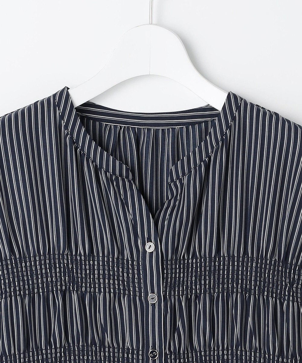 ANY SIS フロントボタンシャーリング ワンピース 