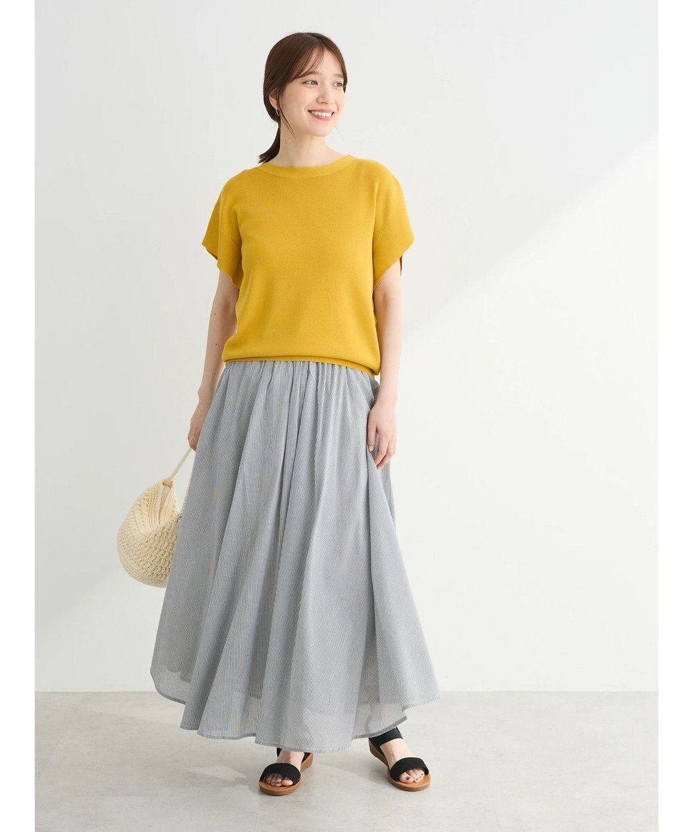 Green Parks 推しニット　フレンチスリーブニットプルオーバー 