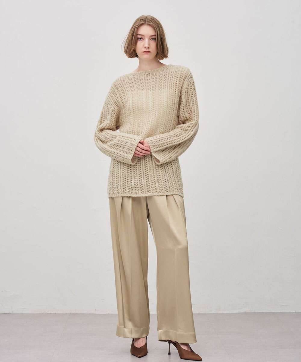 uncrave フィラメントモヘアニット プルオーバー 