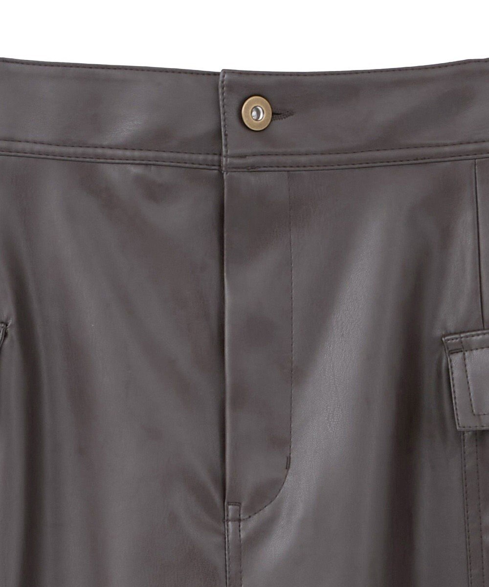 AMERICAN HOLIC Wポケットフェイクレザースカート 