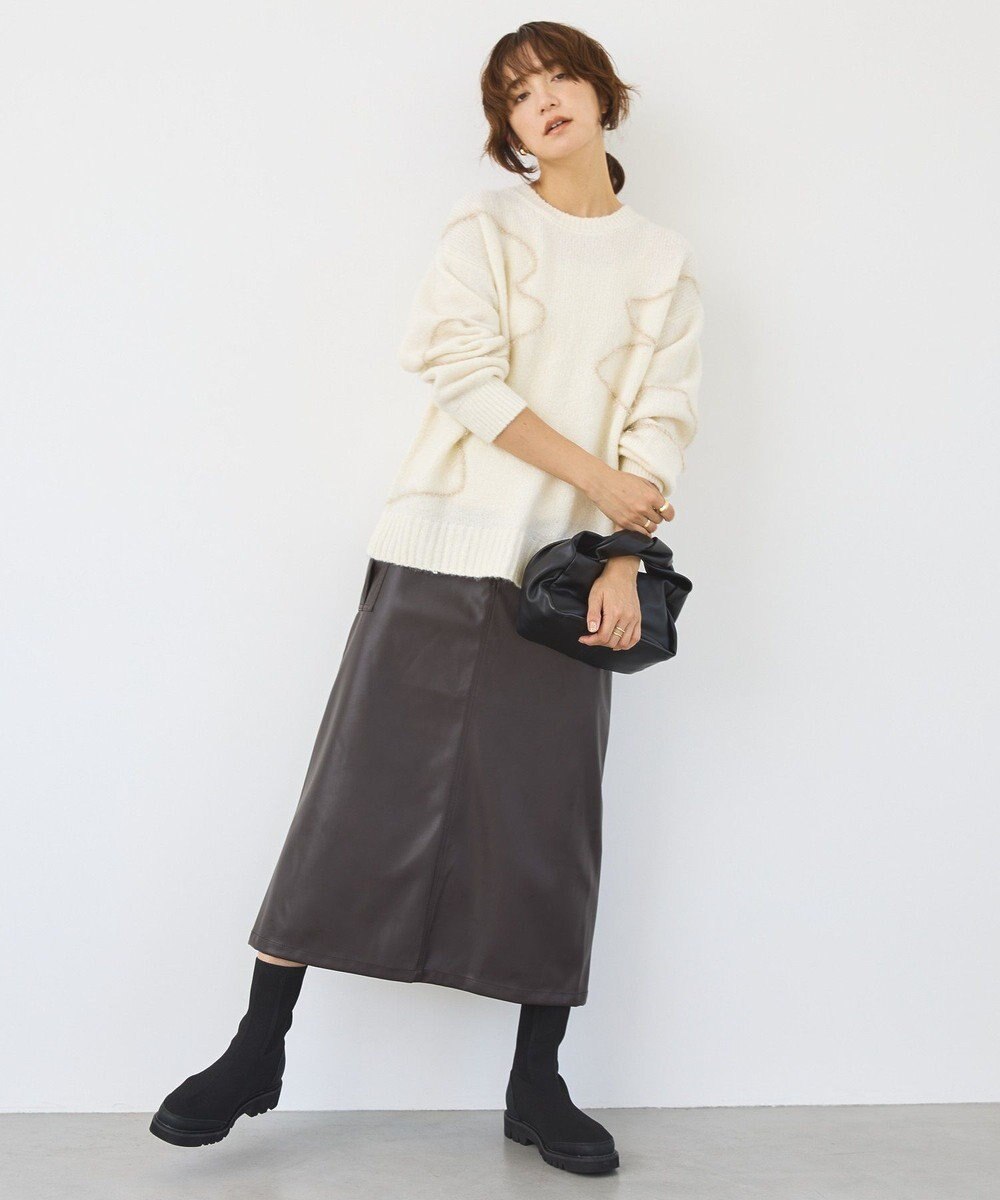 AMERICAN HOLIC Wポケットフェイクレザースカート 