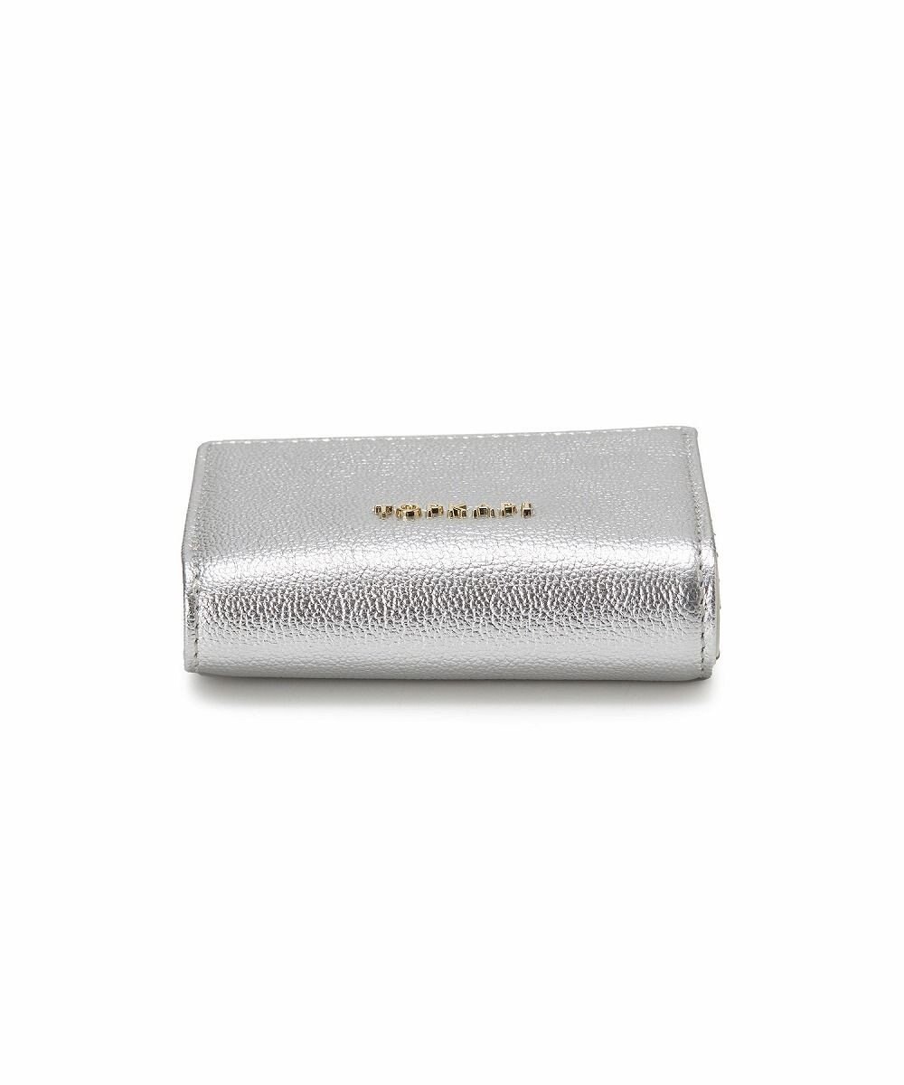 TOPKAPI 【TOPKAPI】シュリンクレザー パール がま口 二つ折り 財布 