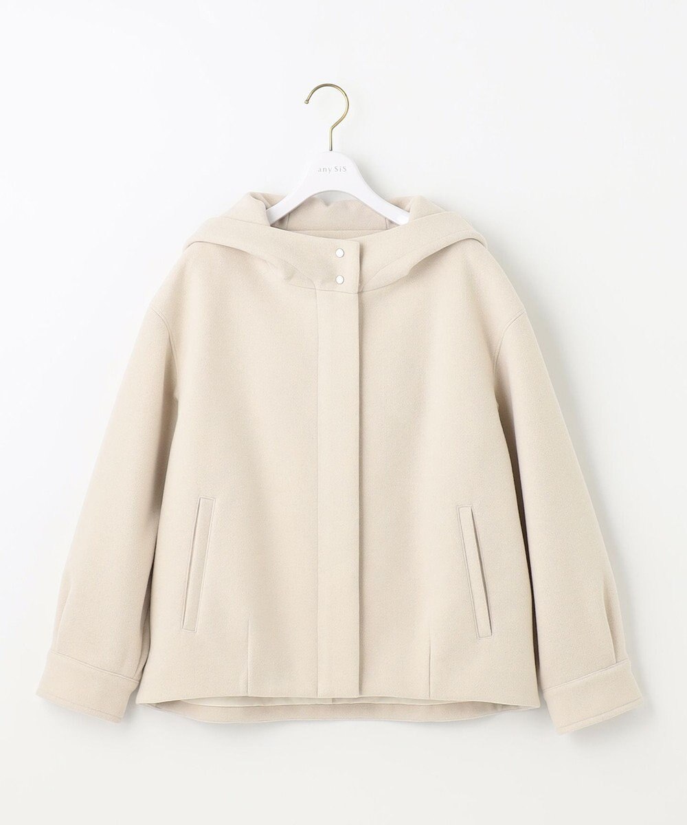ANY SIS ウールライクショート アウター 