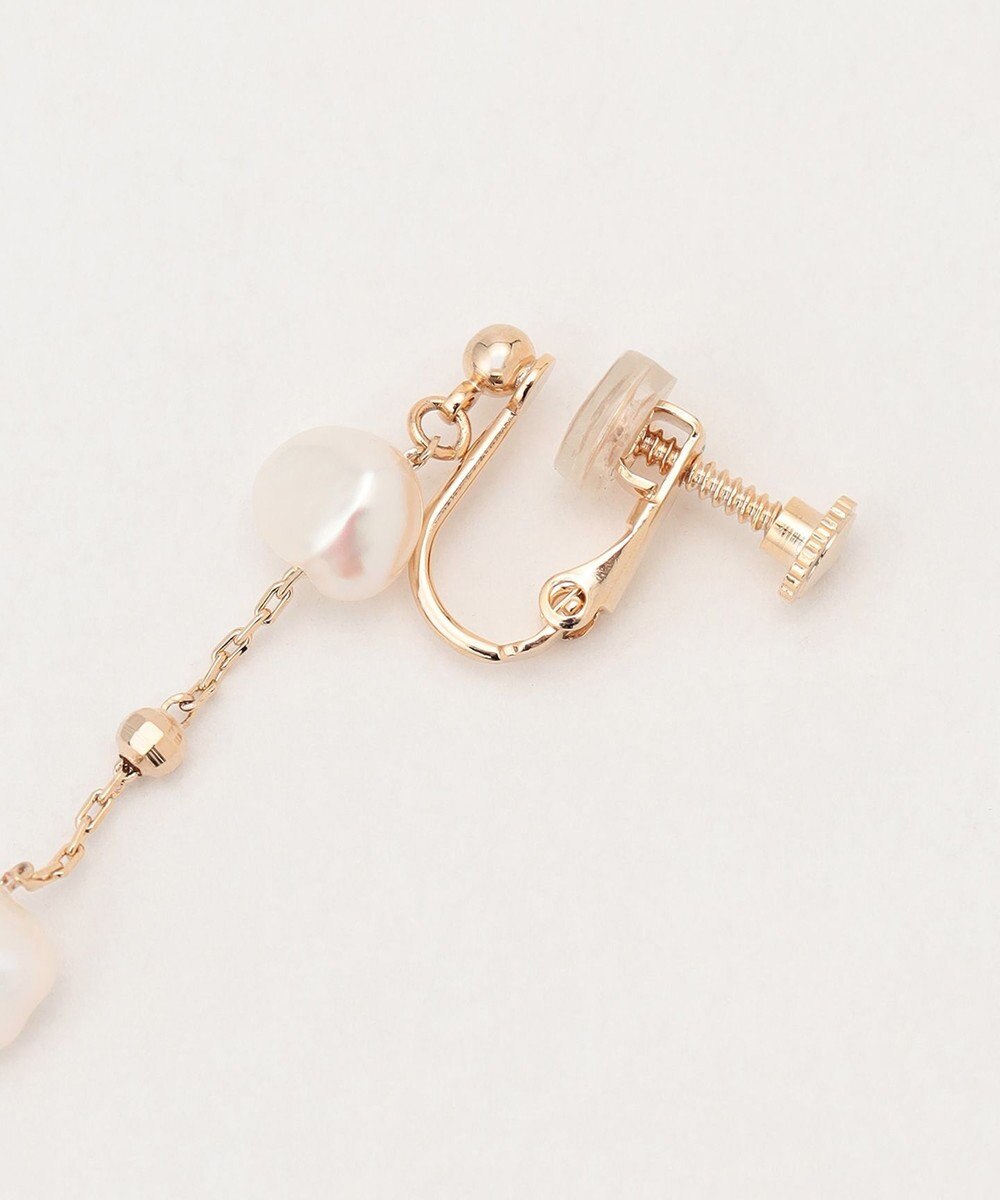 TOCCA PEARL STATION EARRINGS 淡水バロックパール イヤリング 