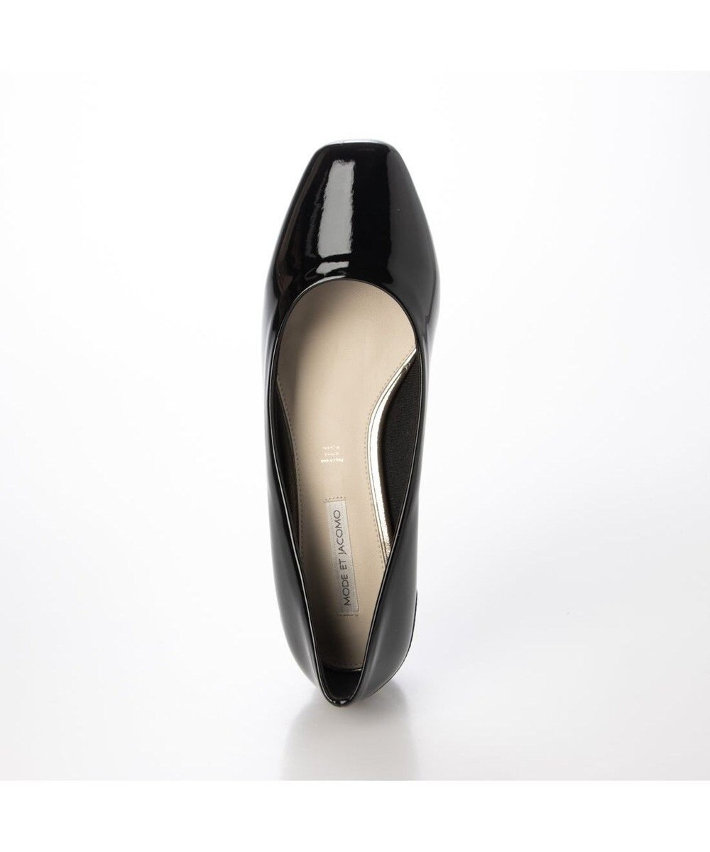 MODE ET JACOMO <MODE ET JACOMO>アクセントヒールスクエアパンプス 