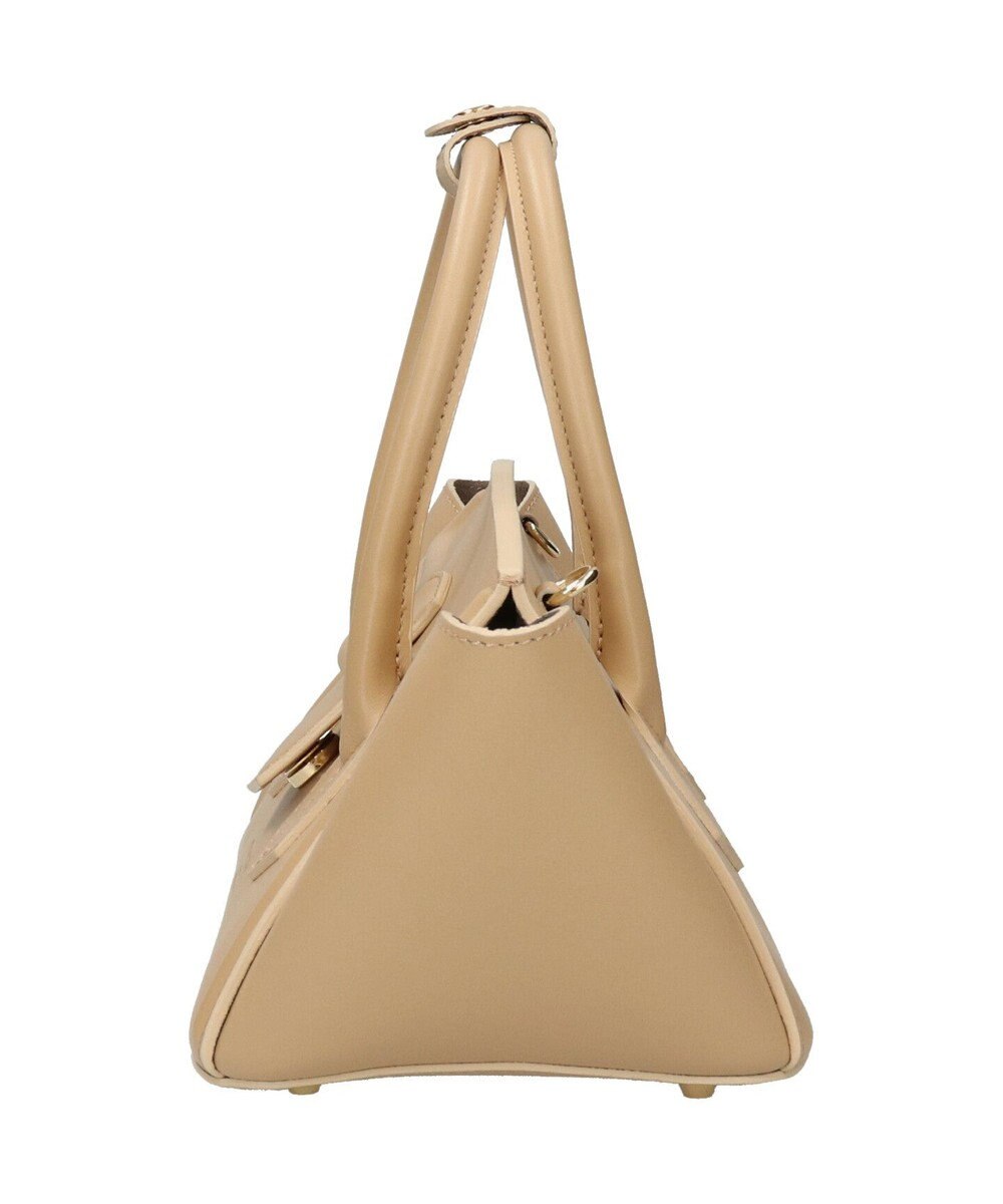 INTER-CHAUSSURES 【CHRISTIAN VILLA】レザーワイドハンドバッグ 