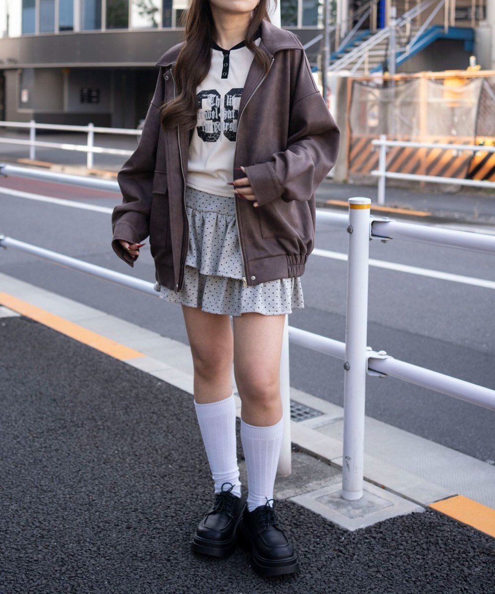 WEGO スウェードポンチジャケット 