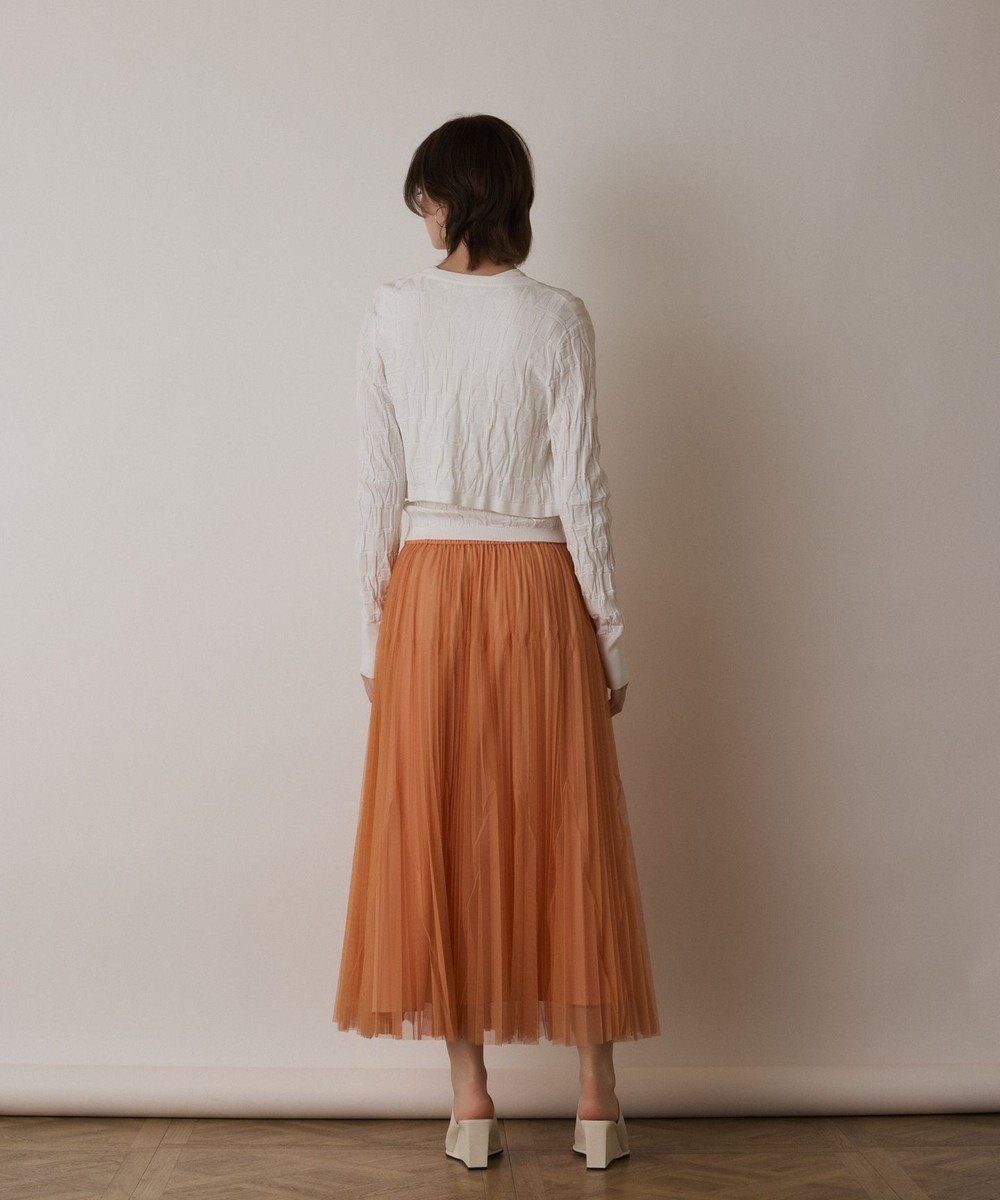 GRACE CONTINENTAL モノグラムニットカーディガン 